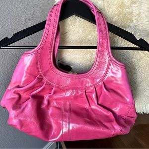 Signature Coach Purse Kiss Lock Satchel